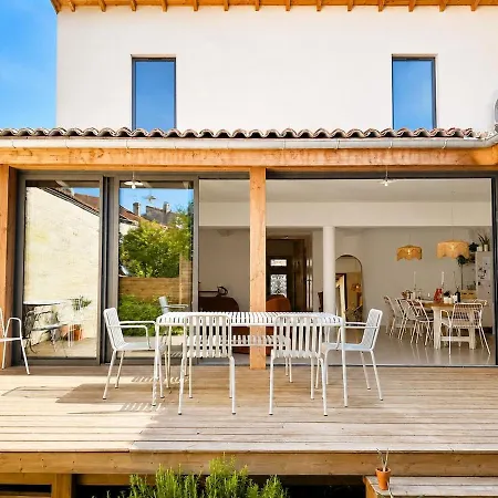 Villa House For 10 People - Private Garden - Ac Bordeaux